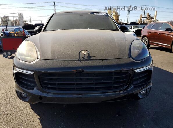 WP1AA2A22GLA09741 2016 PORSCHE CAYENNE Black წინა ხედი