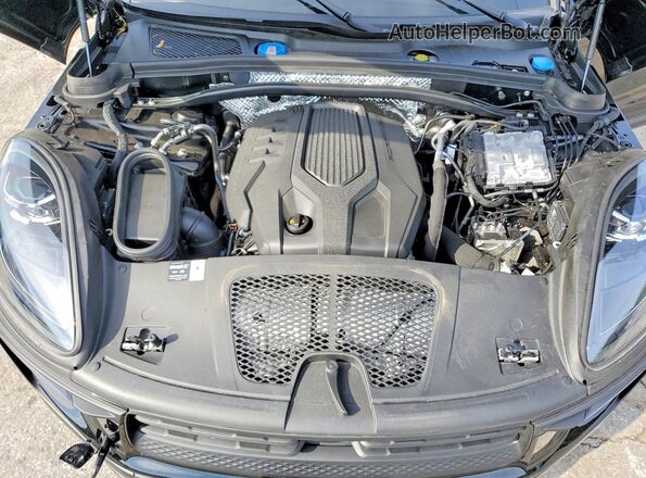 WP1AA2A52SLB09759 2025 PORSCHE MACAN Black Vista del compartimento del motor