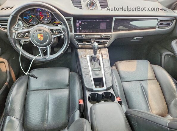 WP1AA2A55MLB12996 2021 PORSCHE MACAN Black წინა პანელის ხედი