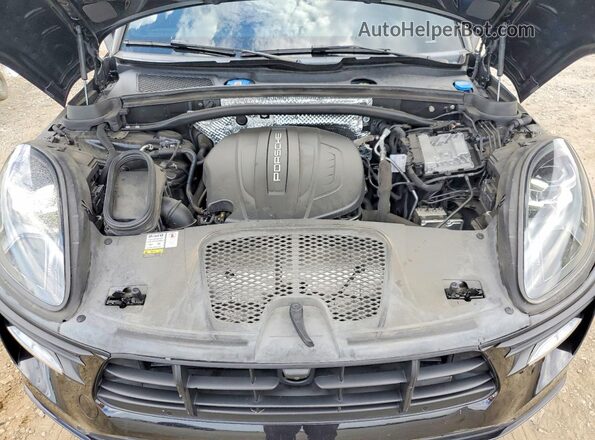 WP1AA2A58MLB11874 2021 PORSCHE MACAN Black ძრავის განყოფილების ხედი