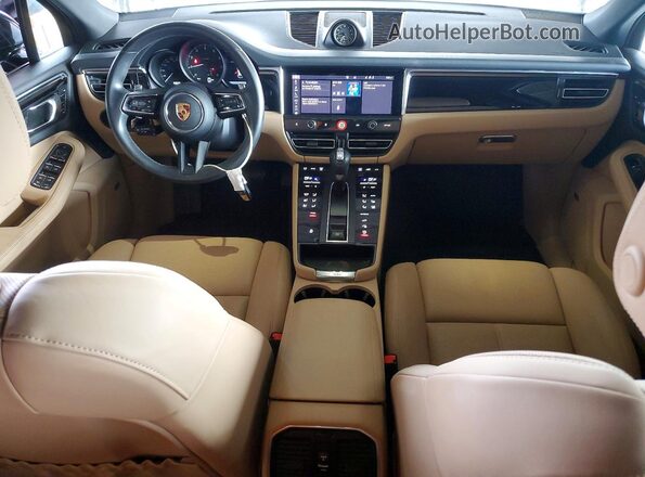 WP1AA2A58NLB11052 2022 PORSCHE MACAN Black წინა პანელის ხედი