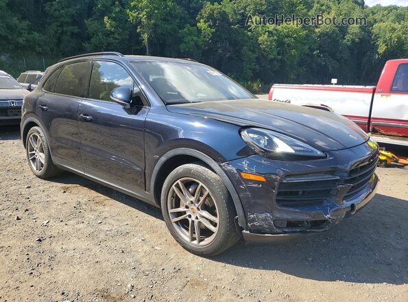 WP1AA2AY5KDA12141 2019 PORSCHE CAYENNE Blue Передня права чверть