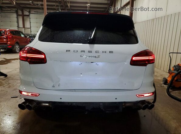 WP1AB2A26HLA51165 2017 PORSCHE CAYENNE White უკანა ხედი