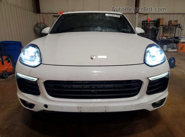 WP1AB2A26HLA51165 2017 PORSCHE CAYENNE White წინა ხედი