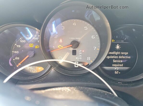 WP1AB2A54HLB11311 2017 PORSCHE MACAN White Вид щитка приладів