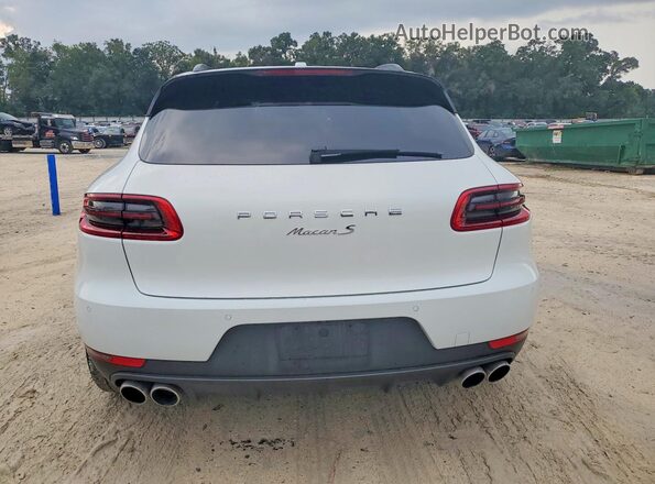 WP1AB2A54HLB15441 2017 PORSCHE MACAN Белый Вид сзади