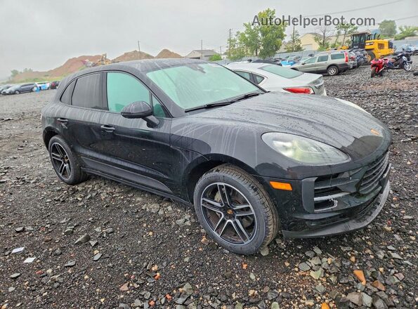WP1AB2A54MLB34436 2021 PORSCHE MACAN Черный Передняя правая четверть
