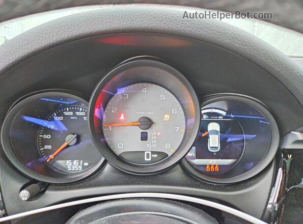 WP1AB2A54MLB34436 2021 PORSCHE MACAN Черный Вид щитка приборов