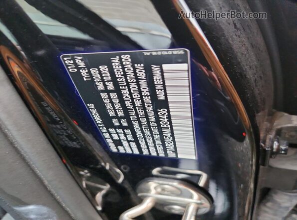 WP1AB2A54MLB34436 2021 PORSCHE MACAN Черный Вид наклейки с VIN-кодом