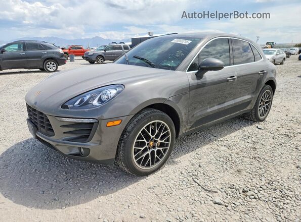 WP1AB2A55JLB31606 2018 PORSCHE MACAN Gray უკანა მარცხენა