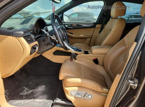 WP1AB2A55JLB31606 2018 PORSCHE MACAN Gray წინა პანელის ხედი