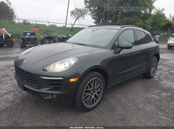 WP1AB2A56HLB11794 2017 PORSCHE MACAN Серый Передняя левая четверть