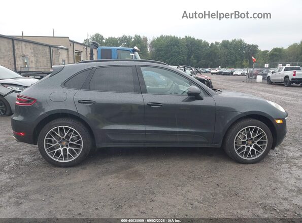 WP1AB2A56HLB11794 2017 PORSCHE MACAN Серый Вид задней части салона