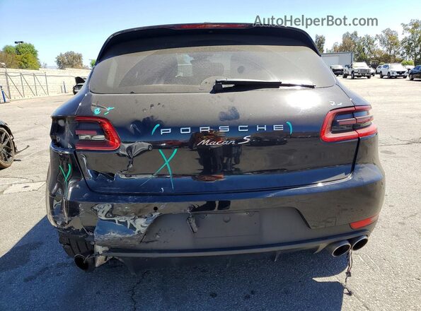 WP1AB2A58HLB12266 2017 PORSCHE MACAN Black უკანა ხედი