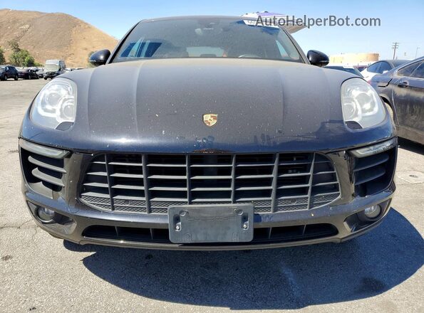 WP1AB2A58HLB12266 2017 PORSCHE MACAN Black წინა ხედი