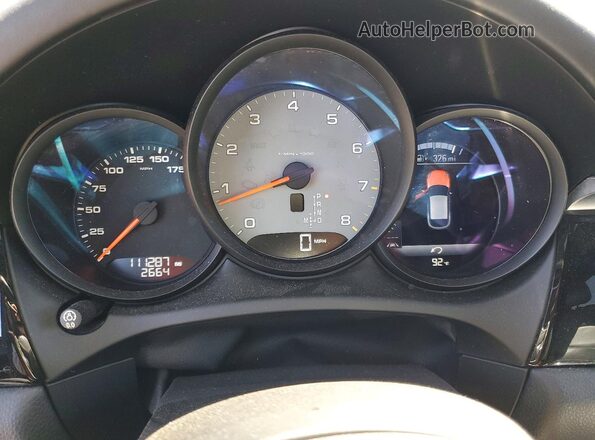 WP1AB2A58HLB12266 2017 PORSCHE MACAN Black ხელსაწყოთა პანელის ხედი