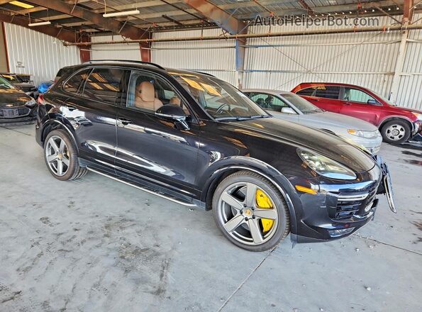 WP1AC2A26HLA97026 2017 PORSCHE CAYENNE Black Передня права чверть