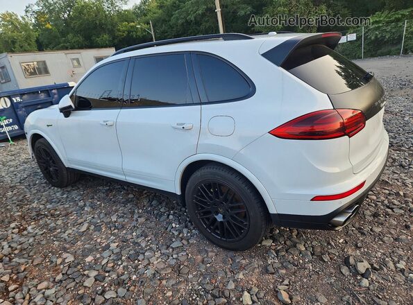 WP1AE2A25HLA71480 2017 PORSCHE CAYENNE White Задня ліва чверть