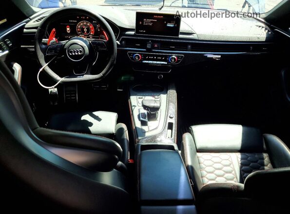 WUABWCF55KA907435 2019 AUDI RS5 Gray Dashboard view