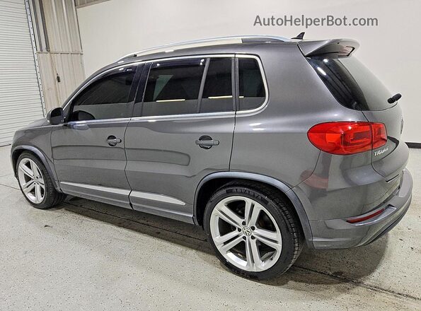WVGAV7AX0GW083927 2016 VOLKSWAGEN TIGUAN Gray Rear left