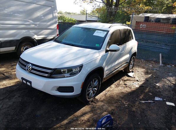 WVGAV7AX0GW507607 2016 VOLKSWAGEN TIGUAN White წინა მარცხენა ხედი სამი მეოთხედიდან