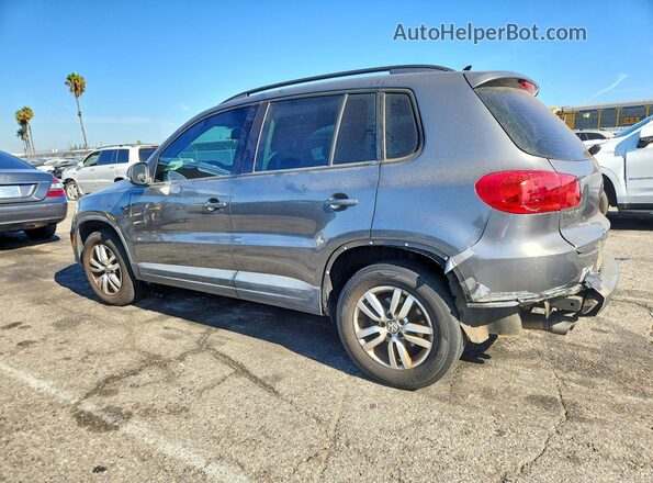 WVGAV7AX1HK039220 2017 VOLKSWAGEN TIGUAN Gray Tył lewy