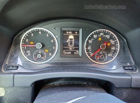 WVGAV7AX1HK039220 2017 VOLKSWAGEN TIGUAN Gray Widok zestawu wskaźników