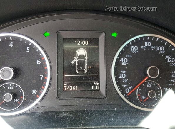 WVGAV7AX2GW554461 2016 VOLKSWAGEN TIGUAN Black Սարքավորումների վահանակի տեսք