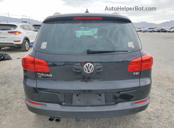 WVGAV7AX2GW554461 2016 VOLKSWAGEN TIGUAN Black Հետևի տեսք