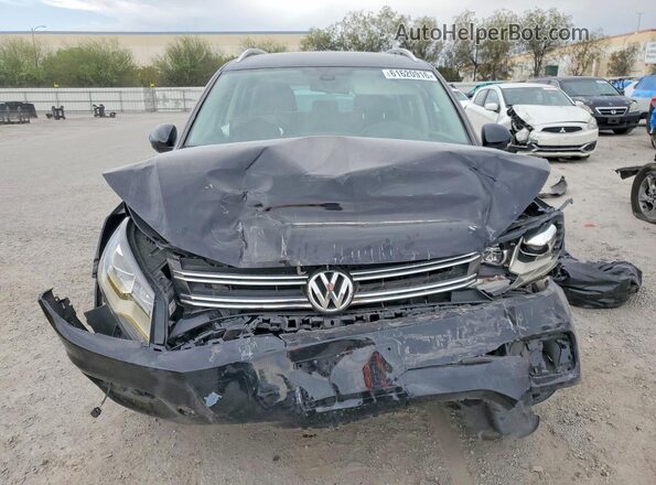 WVGAV7AX2GW554461 2016 VOLKSWAGEN TIGUAN Black Դիմացի տեսք