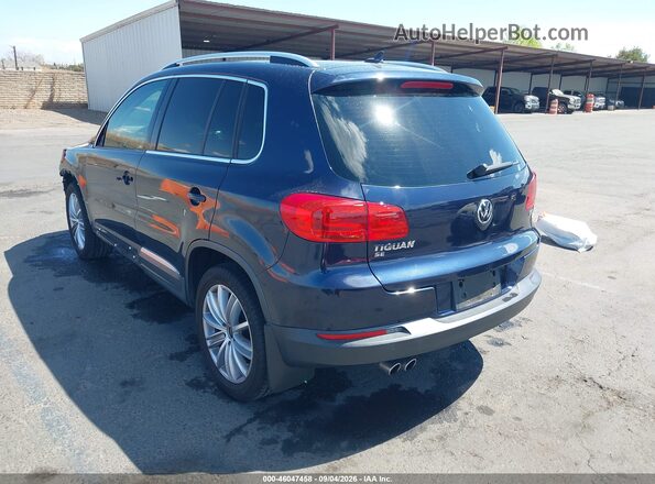 WVGAV7AX2GW572314 2016 VOLKSWAGEN TIGUAN Blue Rear left