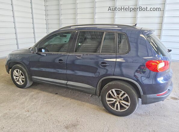 WVGAV7AX3GW600945 2016 VOLKSWAGEN TIGUAN Blue Rear left