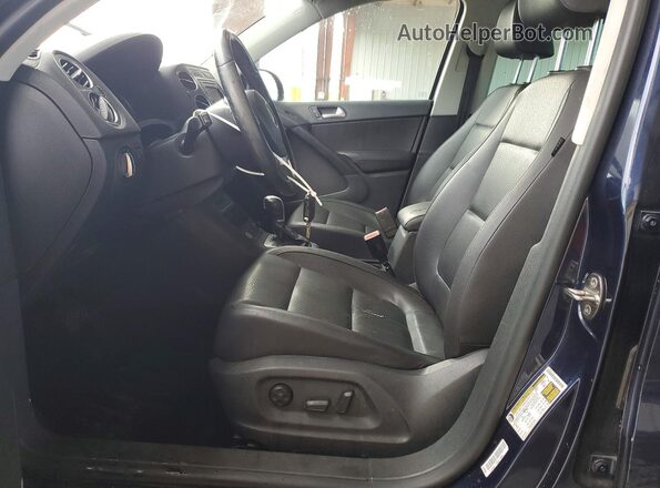 WVGAV7AX4GW506606 2016 VOLKSWAGEN TIGUAN Blue Սալոնի դիմացի տեսք