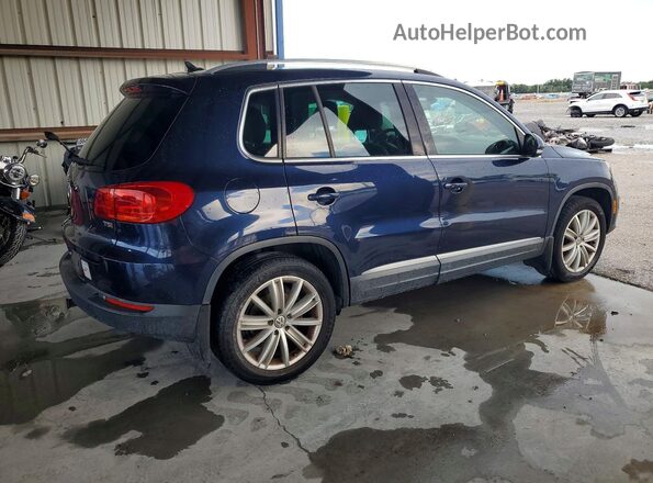 WVGAV7AX4GW506606 2016 VOLKSWAGEN TIGUAN Blue Հետևի աջ