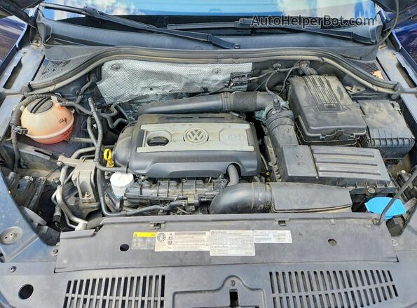 WVGAV7AX4GW616281 2016 VOLKSWAGEN TIGUAN Синий Вид подкапотного пространства