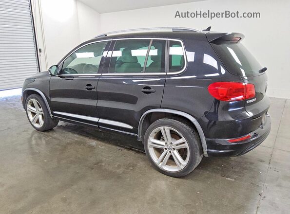 WVGAV7AX6GW088744 2016 VOLKSWAGEN TIGUAN Black Rear left