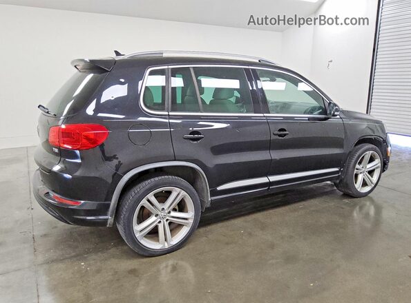 WVGAV7AX6GW088744 2016 VOLKSWAGEN TIGUAN Black Rear right