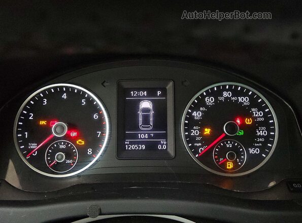 WVGAV7AX6GW088744 2016 VOLKSWAGEN TIGUAN Black Instrument cluster view
