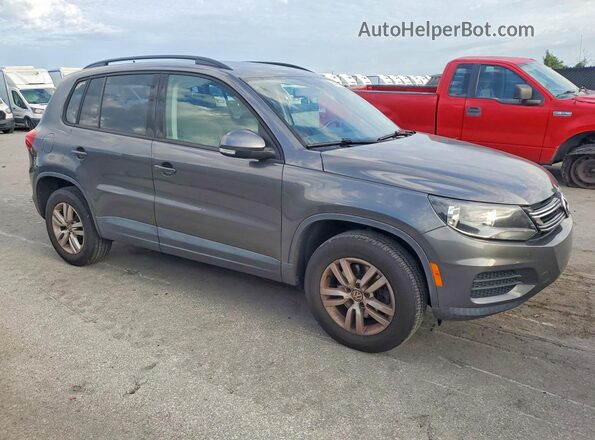 WVGAV7AX7GW559266 2016 VOLKSWAGEN TIGUAN Gray Առջևի աջ