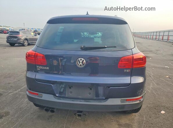 WVGAV7AX8GW561589 2016 VOLKSWAGEN TIGUAN Blue Vista trasera