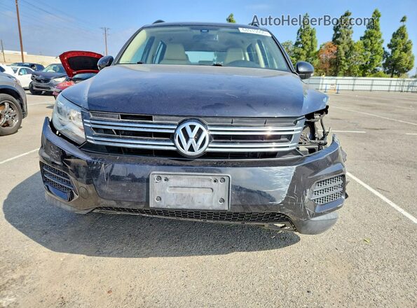 WVGAV7AX8GW591689 2016 VOLKSWAGEN TIGUAN Black წინა ხედი