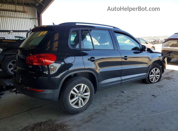 WVGAV7AX9GW603204 2016 VOLKSWAGEN TIGUAN Black Հետևի աջ