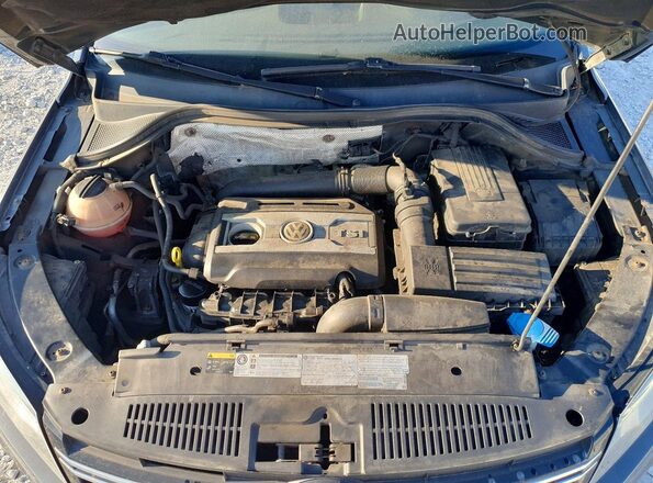 WVGJV7AX3GW607961 2016 VOLKSWAGEN TIGUAN Blue ძრავის განყოფილების ხედი