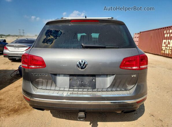 WVGRF7BP3HD006514 2017 VOLKSWAGEN TOUAREG Gray Սալոնի դիմացի տեսք