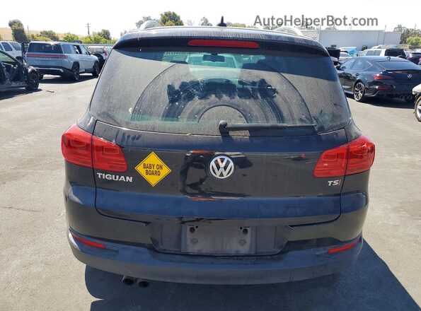 WVGRV7AX3HK005539 2017 VOLKSWAGEN TIGUAN Black Հետևի տեսք