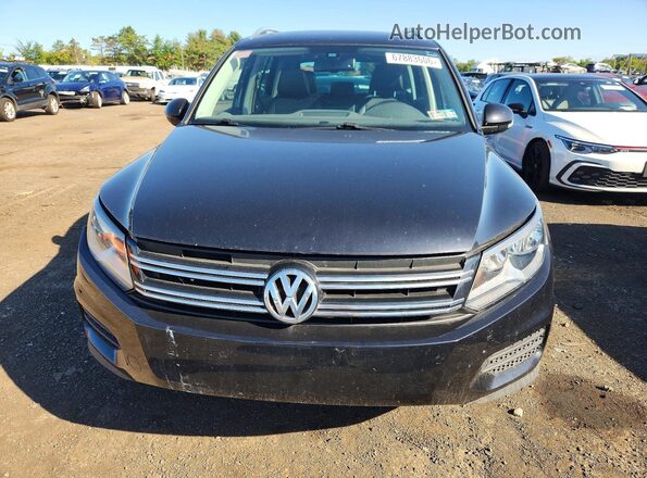 WVGSV7AX3HK020981 2017 VOLKSWAGEN TIGUAN Black Դիմացի տեսք