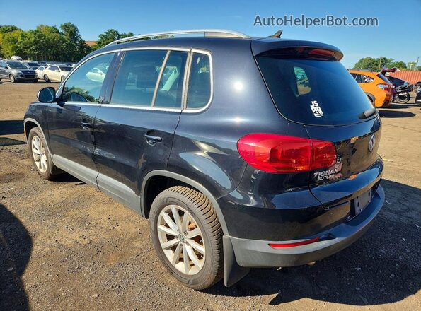 WVGSV7AX3HK020981 2017 VOLKSWAGEN TIGUAN Black Հետևի ձախ