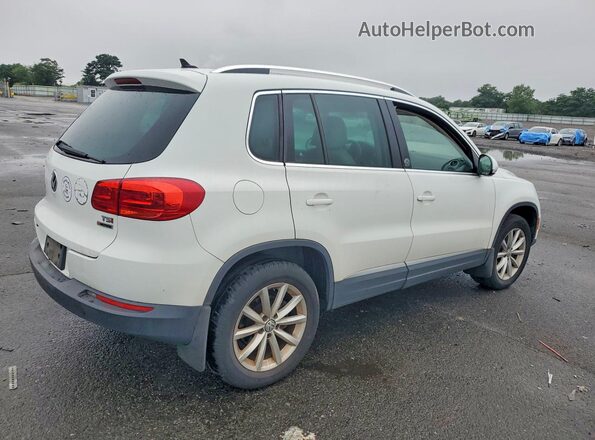 WVGSV7AX5HK022442 2017 VOLKSWAGEN TIGUAN Белый Задняя правая четверть