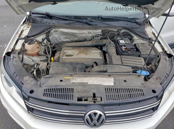 WVGSV7AX5HK022442 2017 VOLKSWAGEN TIGUAN Белый Вид задней части салона