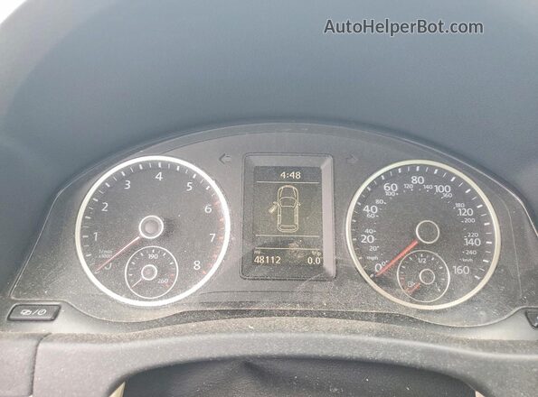 WVGSV7AX5HK022442 2017 VOLKSWAGEN TIGUAN Белый Вид щитка приборов